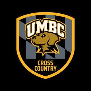 UMBC Retrievers Shield Logo Cross Country Hoodie - Black