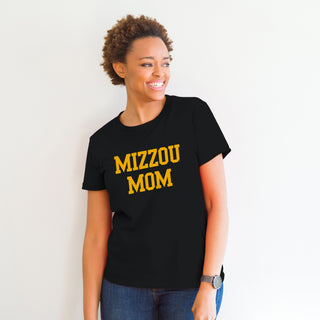 Missouri Tigers Basic Block Mom T-Shirt - Black
