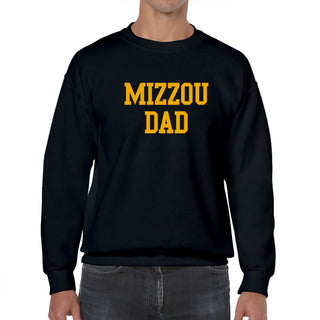 Missouri Tigers Basic Block Dad Crewneck - Black