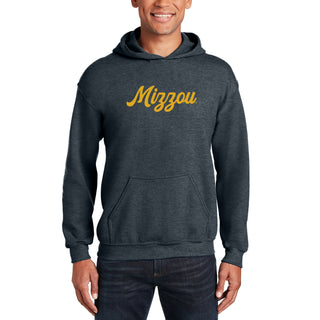 Missouri Tigers Script Logo Hoodie - Dark Heather