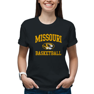Missouri Tigers Arch Logo Basketball T-Shirt - Black