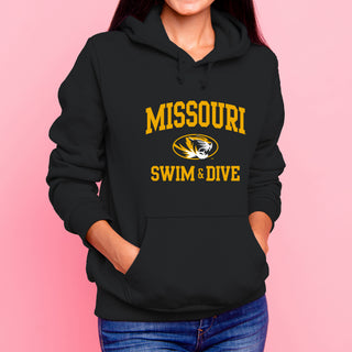 Missouri Tigers Arch Logo Swim & Dive Hoodie - Black