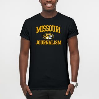 Missouri Tigers Arch Logo Journalism T-Shirt - Black