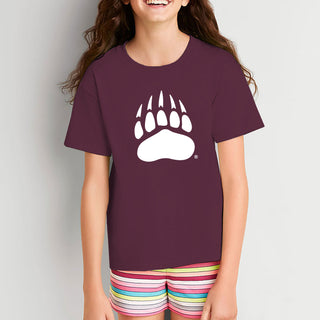 Montana Grizzlies Primary Logo Youth T-Shirt - Maroon