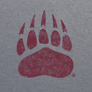 Montana Grizzlies Primary Logo Distressed Triblend T-Shirt