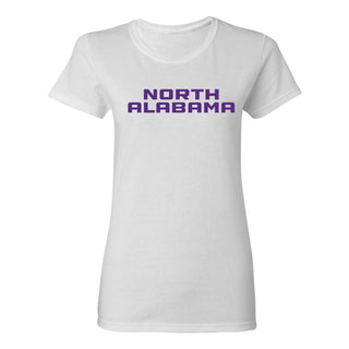 North Alabama Basic Block Womens T-Shirt - White