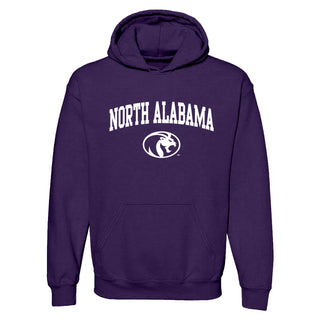 North Alabama Arch Logo Hoodie - Purple