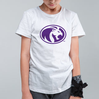 North Alabama Primary Logo Youth T-Shirt - White