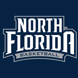 North Florida Ospreys Basketball Mascot LC Zip Hoodie - Navy