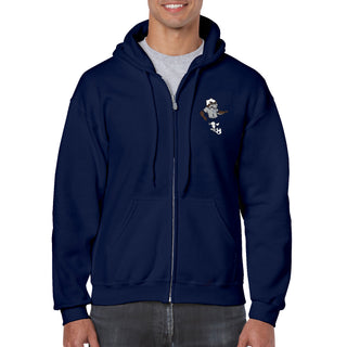 North Florida Ospreys Soccer Mascot LC Zip Hoodie - Navy