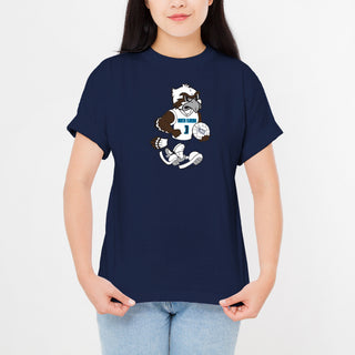 North Florida Ospreys Volleyball Mascot T-Shirt - Navy