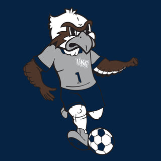 North Florida Ospreys Soccer Mascot Youth T-Shirt - Navy