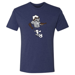 North Florida Ospreys Soccer Mascot Triblend T-Shirt - Navy
