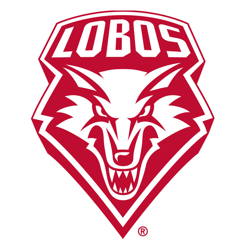 University of New Mexico Lobos Primary Logo Cotton T-Shirt - White