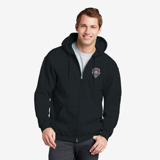 New Mexico Primary Logo LC Full-Zip Sweatshirt - Black