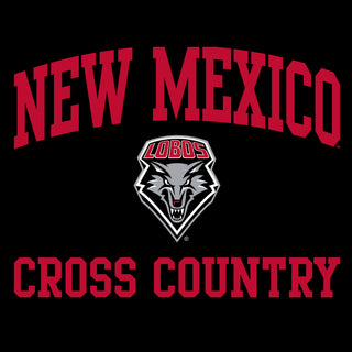New Mexico Lobos Arch Logo Cross Country Hoodie - Black