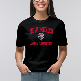 New Mexico Lobos Arch Logo Cross Country T-Shirt - Black