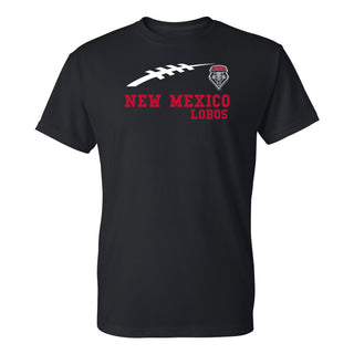 New Mexico Lobos Football Horizon T-Shirt - Black