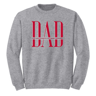 New Mexico Lobos Classic Dad Sweatshirt - Sport Grey