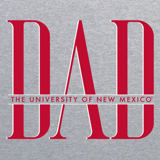 New Mexico Lobos Classic Dad T-Shirt - Sport Grey