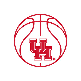 Houston Basketball Outline LC EMB Polo - White