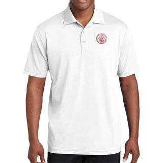 Houston Basketball Outline LC EMB Polo - White