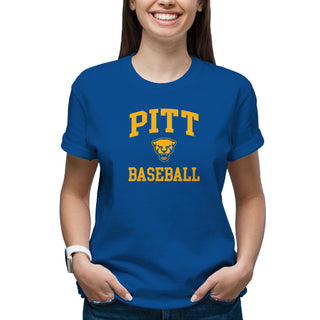 Pittsburgh Arch Logo Baseball T-Shirt - Royal