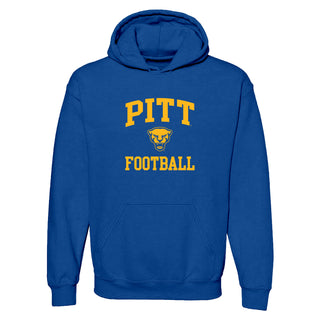 Pittsburgh Arch Logo Football Hoodie - Royal