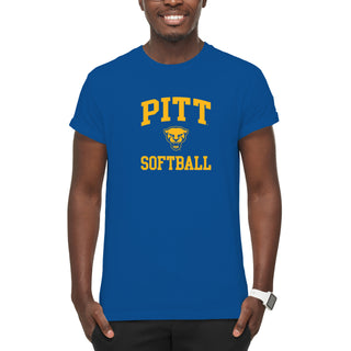 Pittsburgh Arch Logo Softball T-Shirt - Royal