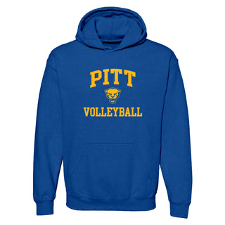 Pittsburgh Arch Logo Volleyball Hoodie - Royal