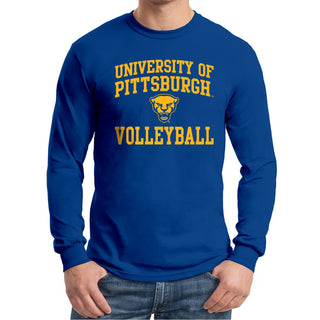 Pittsburgh Arch Logo Volleyball Long Sleeve - Royal