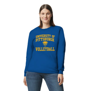 Pittsburgh Arch Logo Volleyball Long Sleeve - Royal