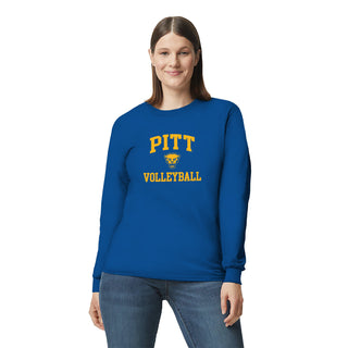 Pittsburgh Arch Logo Volleyball Long Sleeve - Royal