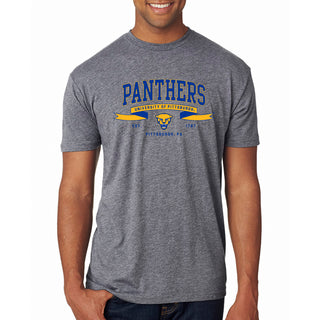 Pittsburgh Ribbon Flight NLA Triblend T-Shirt - Premium Heather