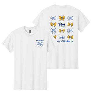 Pittsburgh Bow Bliss T-Shirt - White