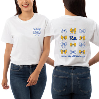Pittsburgh Bow Bliss T-Shirt - White