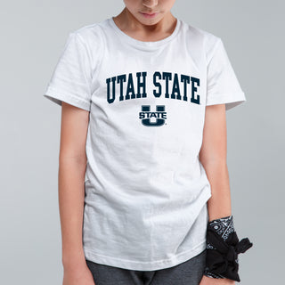 Utah State Aggies Arch Logo Youth T-Shirt