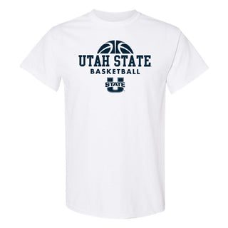 Utah State Aggies Basketball Hype T-Shirt - White