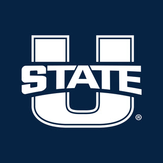 Utah State Aggies Front Back Print Hoodie - Navy