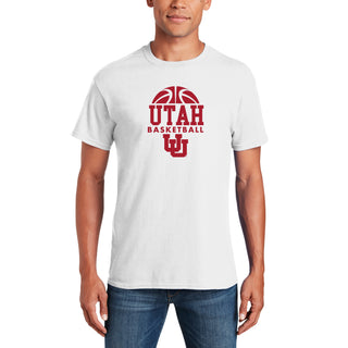 Utah Utes Basketball Hype T-Shirt - White