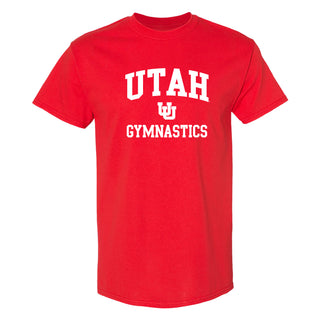 Utah Utes Arch Logo Gymnastics T-Shirt - Red