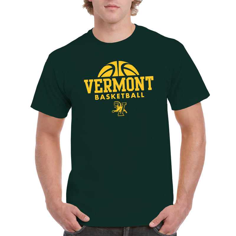 Vermont Basketball Hype T-Shirt - Forest