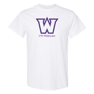 Wisconsin-Whitewater Warhawks Secondary Logo T-Shirt - White