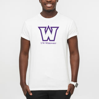 Wisconsin-Whitewater Warhawks Secondary Logo T-Shirt - White