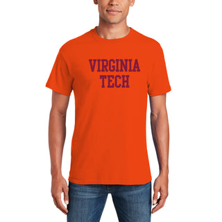 Virginia Tech Basic Block T-Shirt - Orange