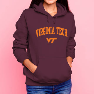 Virginia Tech Arch Logo Hoodie - Maroon