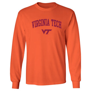 Virginia Tech Arch Logo Long Sleeve - Orange