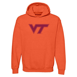 Virginia Tech Primary Logo Hoodie - Orange