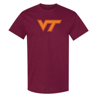 Virginia Tech Primary Logo T-Shirt - Maroon