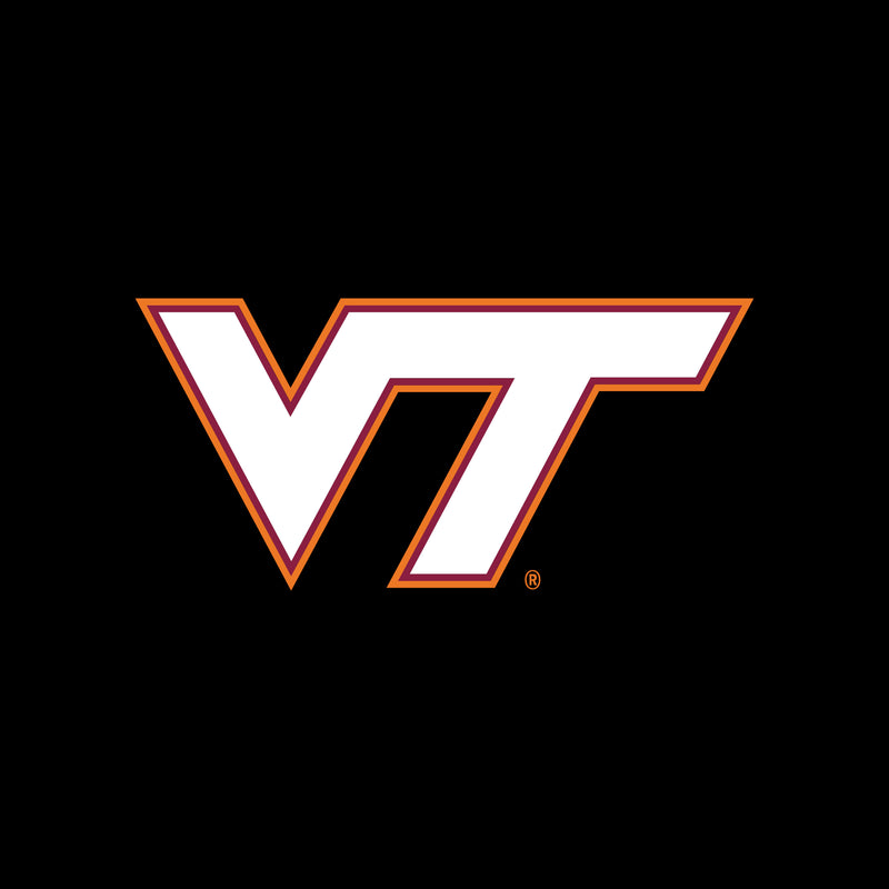 Virginia Tech Primary Logo T-Shirt - Black